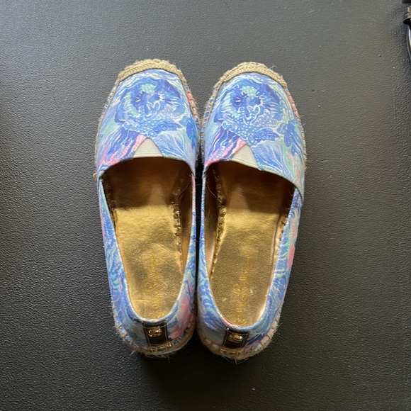 Lily Pulitzer Espadrilles low tops - size 6.5 - Picture 2 of 3